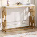 Console d’entrée moderne 108 cm, table de couloir en matériaux synthétiques