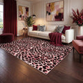 Tapis Imprimé Léopard – Motif Animalier Doux | Disponible en 150x210 & 240x300 cm
