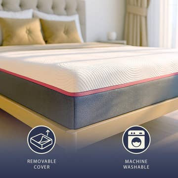 Matelas Memory Foam Breeze & Ressorts Ensachés — Déhoussable | Fabriqué en Italie
