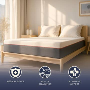 Matelas Memory Foam Breeze & Ressorts Ensachés — Déhoussable | Fabriqué en Italie