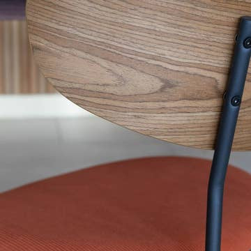 Ensemble salle à manger Callao & Riva – Table noyer 200x90 cm + 6 chaises velours terracotta