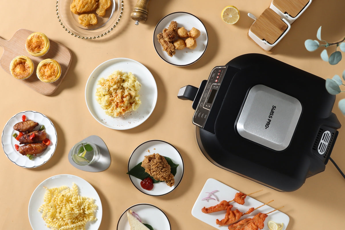 Friteuse et gril à air 6 L Swiss Pro+
