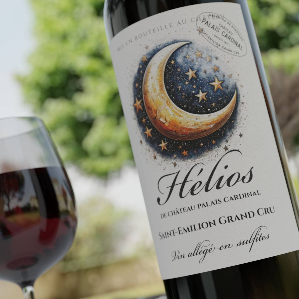 Hélios – Saint-Émilion Grand Cru Allégé en Sulfites | 3 Bouteilles