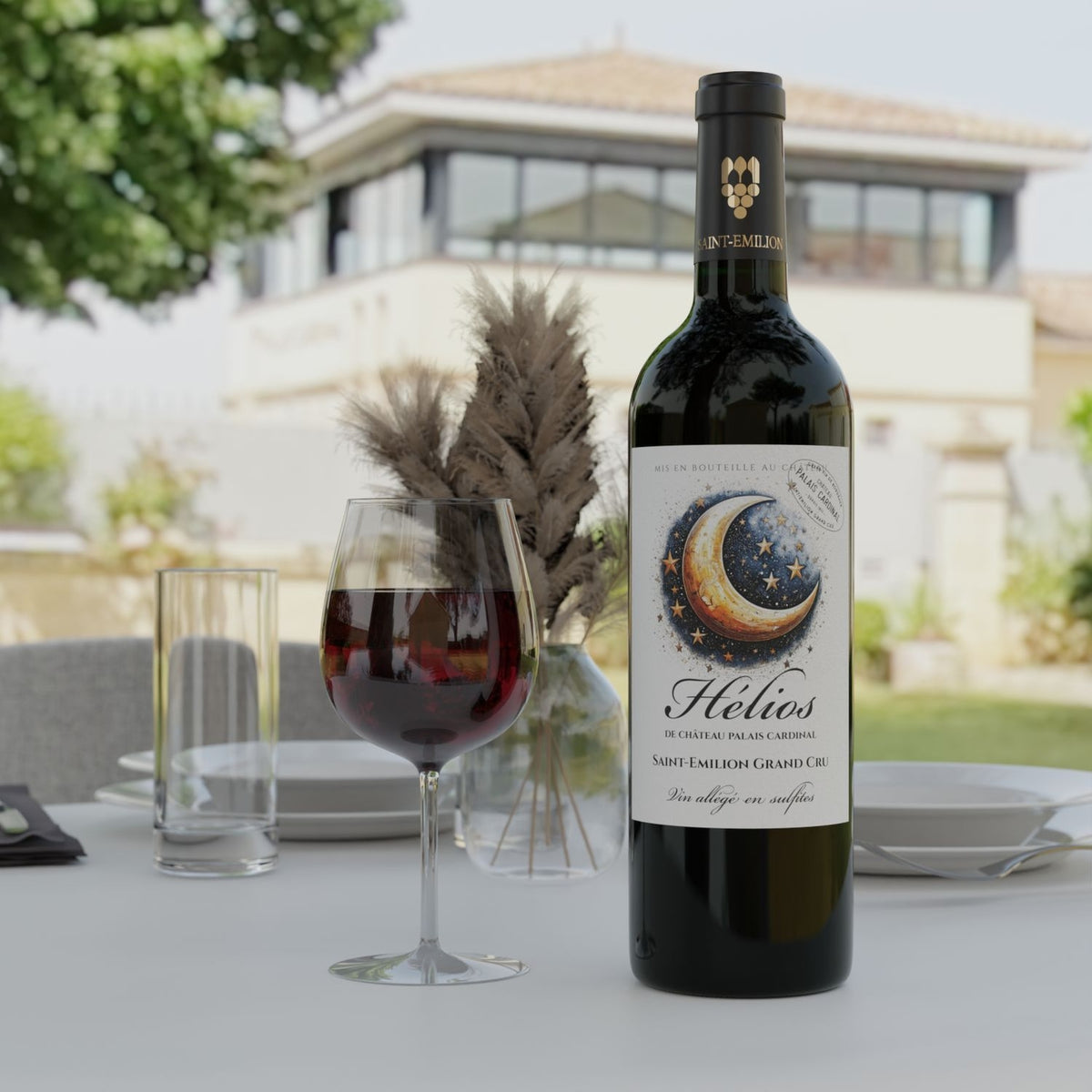 Hélios – Saint-Émilion Grand Cru Allégé en Sulfites | 3 Bouteilles