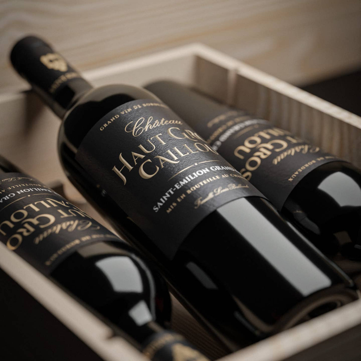 Château Haut-Gros Caillou 2023 – Saint-Émilion Grand Cru | Coffret 6 Bouteilles