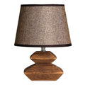 Lampe de table en céramique marron – Ø18 x H24 cm | Maison4SDesign