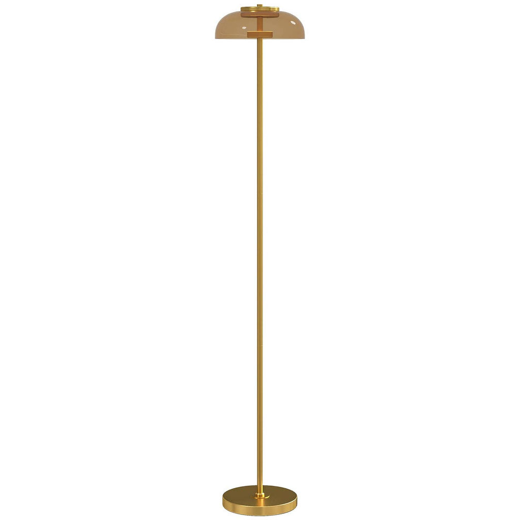 Lampadaire LED Laiton Minimaliste – Lumière Chaude 3000K pour Salon & Chambre
