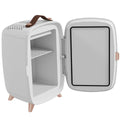 Beauty Fridge 6L avec Miroir LED & Écran Tactile – Mini Réfrigérateur Cosmétique Blanc