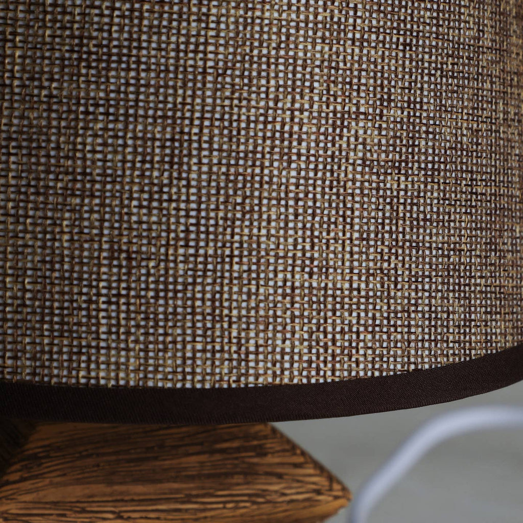 Lampe de table en céramique marron – Ø18 x H24 cm | Maison4SDesign