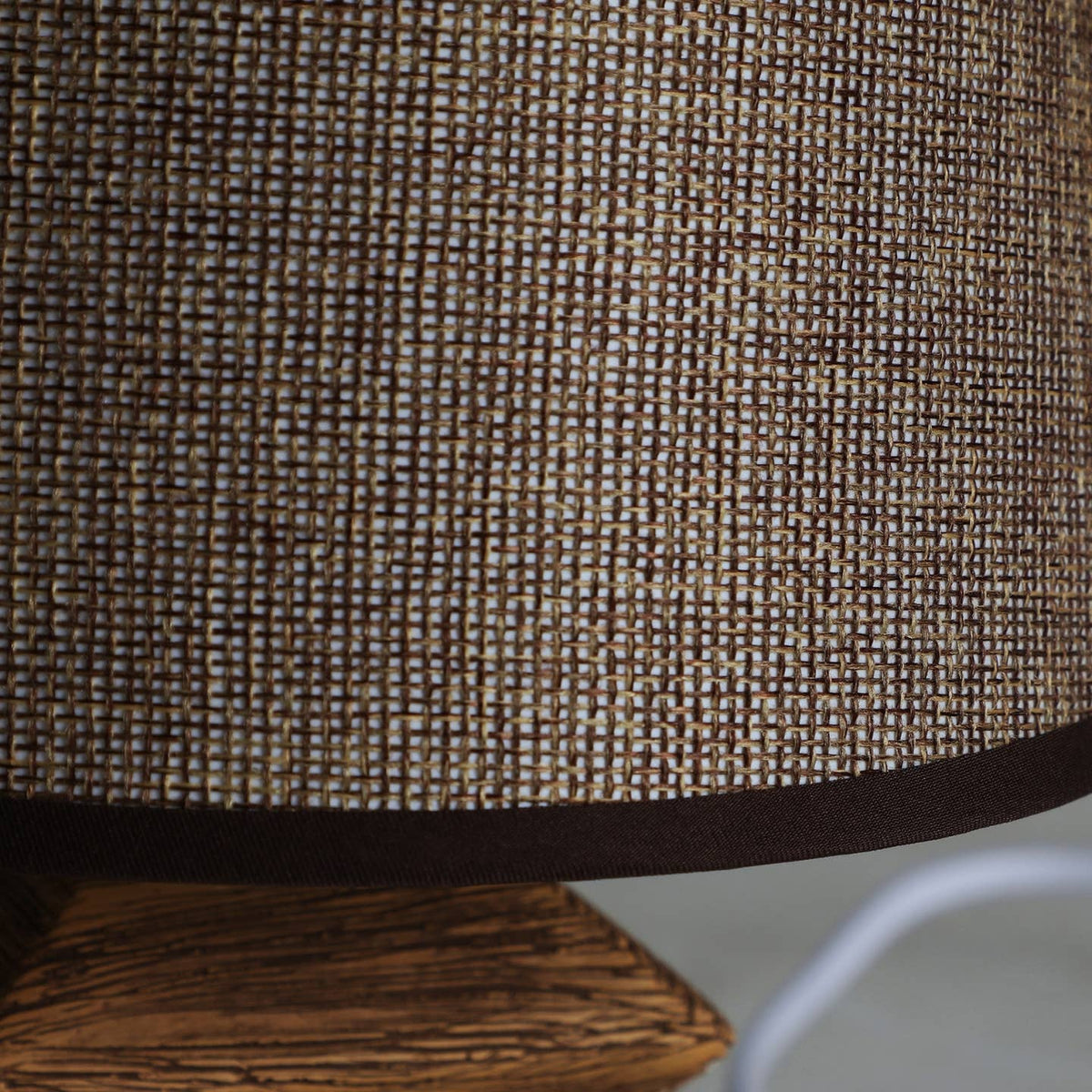 Lampe de table en céramique marron – Ø18 x H24 cm | Maison4SDesign