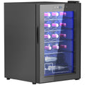Petit réfrigérateur à vin, Cave à Vin Compacte 20 Bouteilles – Refroidissement Silencieux & Protection UV