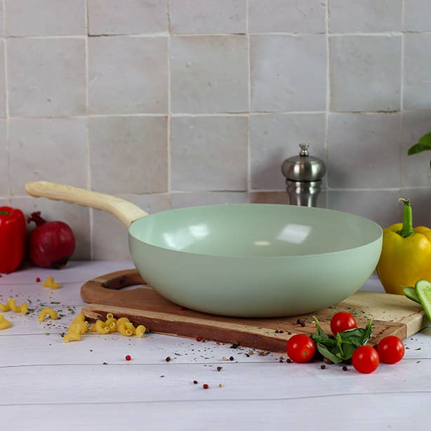 Set 13 Pièces Cuisson Colorama Céladon – Aluminium Anti-adhésif Induction