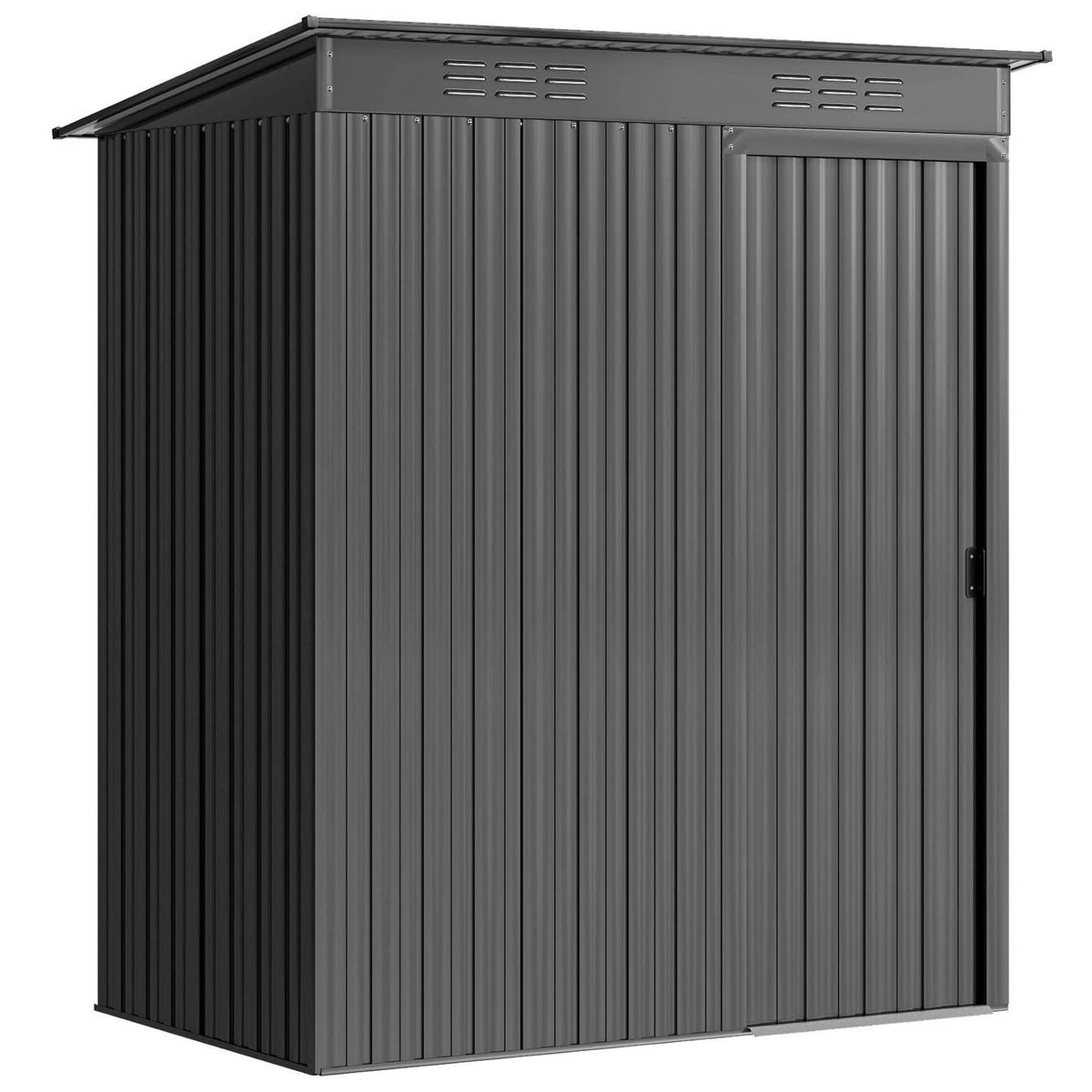 Abri de Jardin Métallique 159×106 cm – Porte Coulissante, Acier Galvanisé & Montage Facile