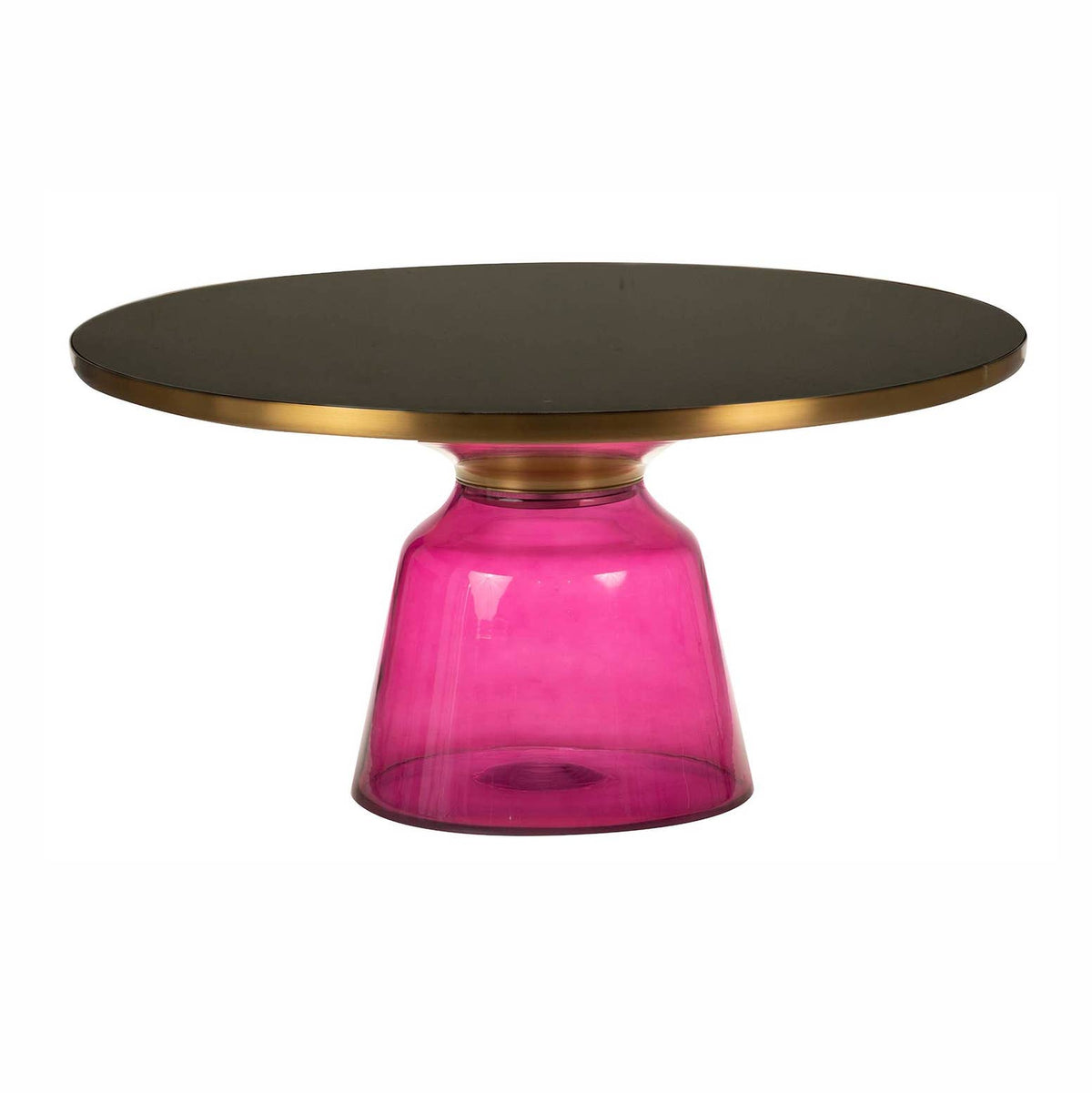 Table Basse Inox & Verre Noir – 75×75×37 cm Design Contemporain