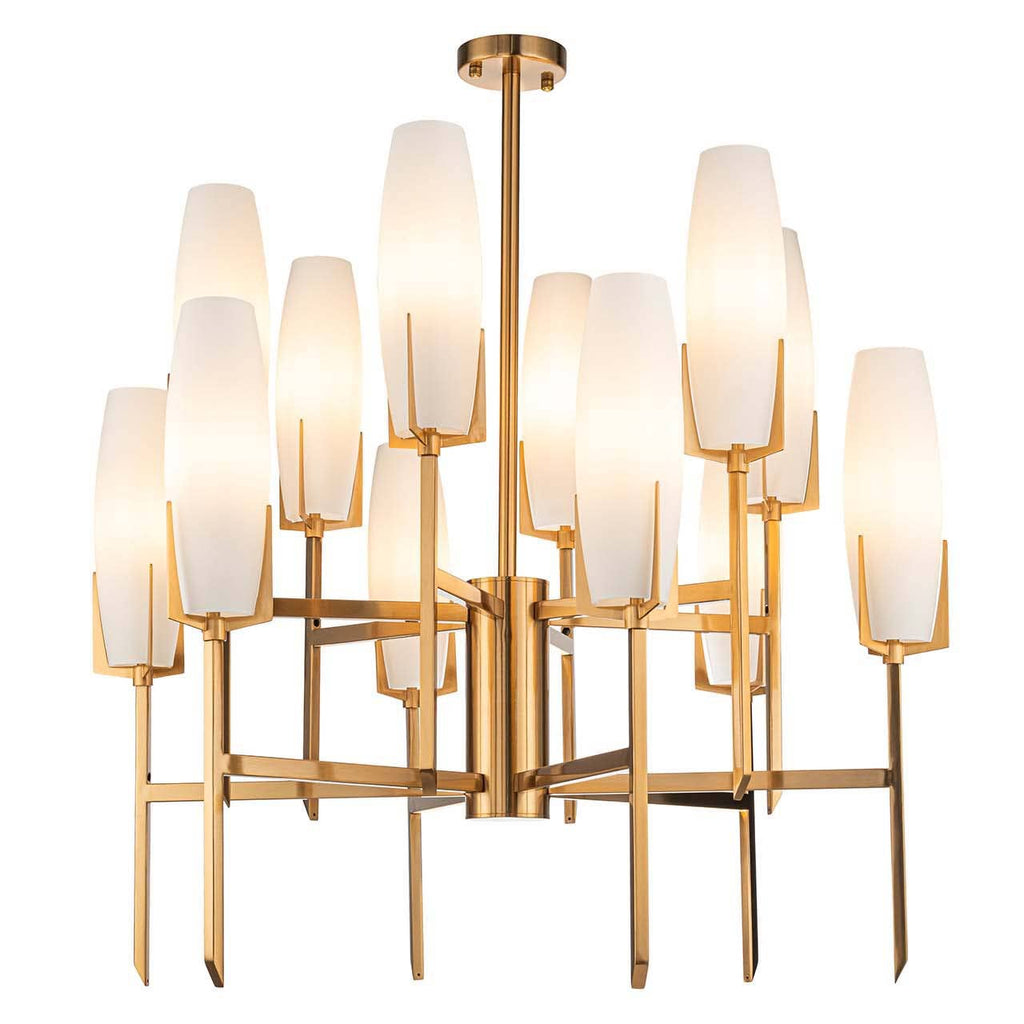 Suspension Luminaire Métal & Cristal – 92×92×99 cm Design Grand Format