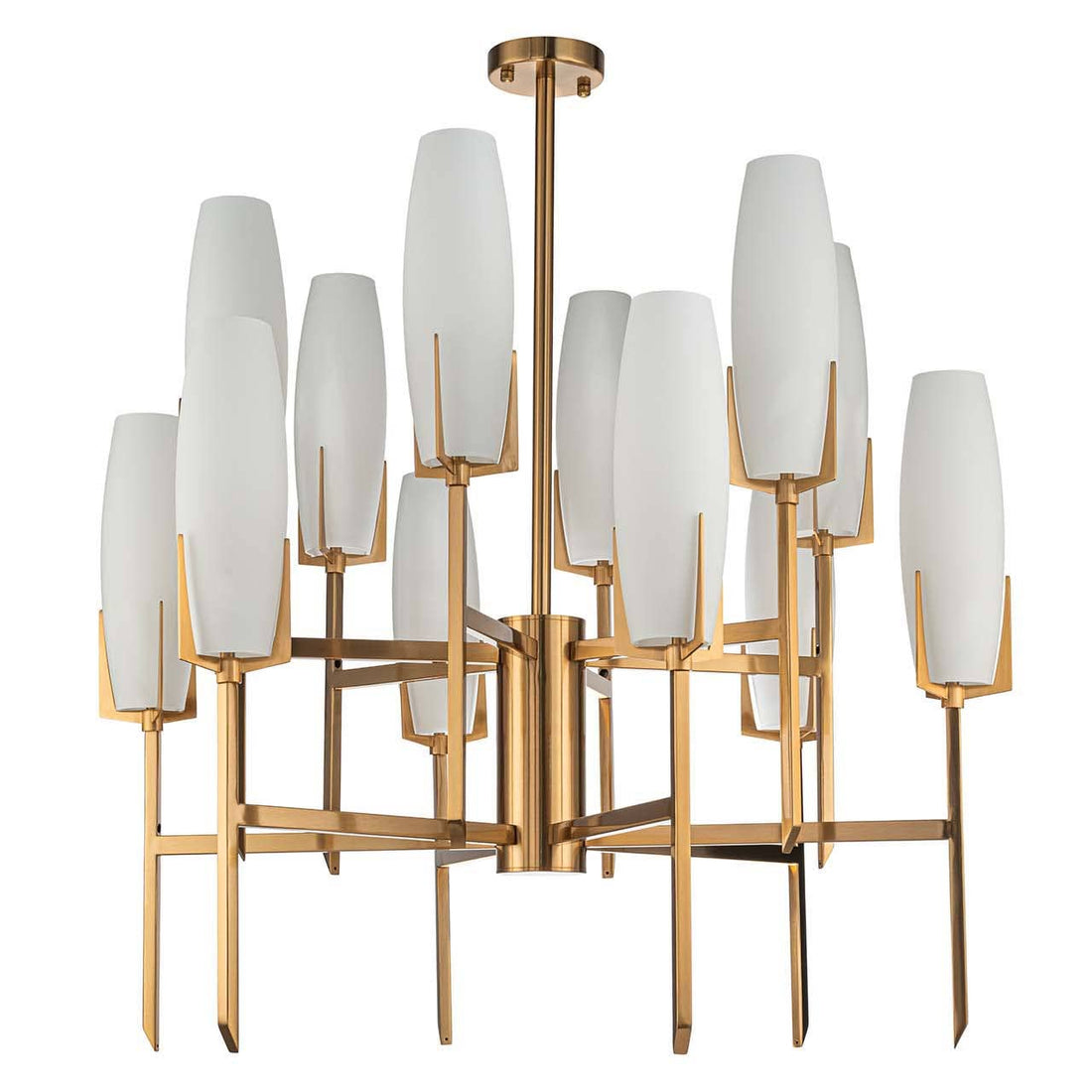 Suspension Luminaire Métal & Cristal – 92×92×99 cm Design Grand Format