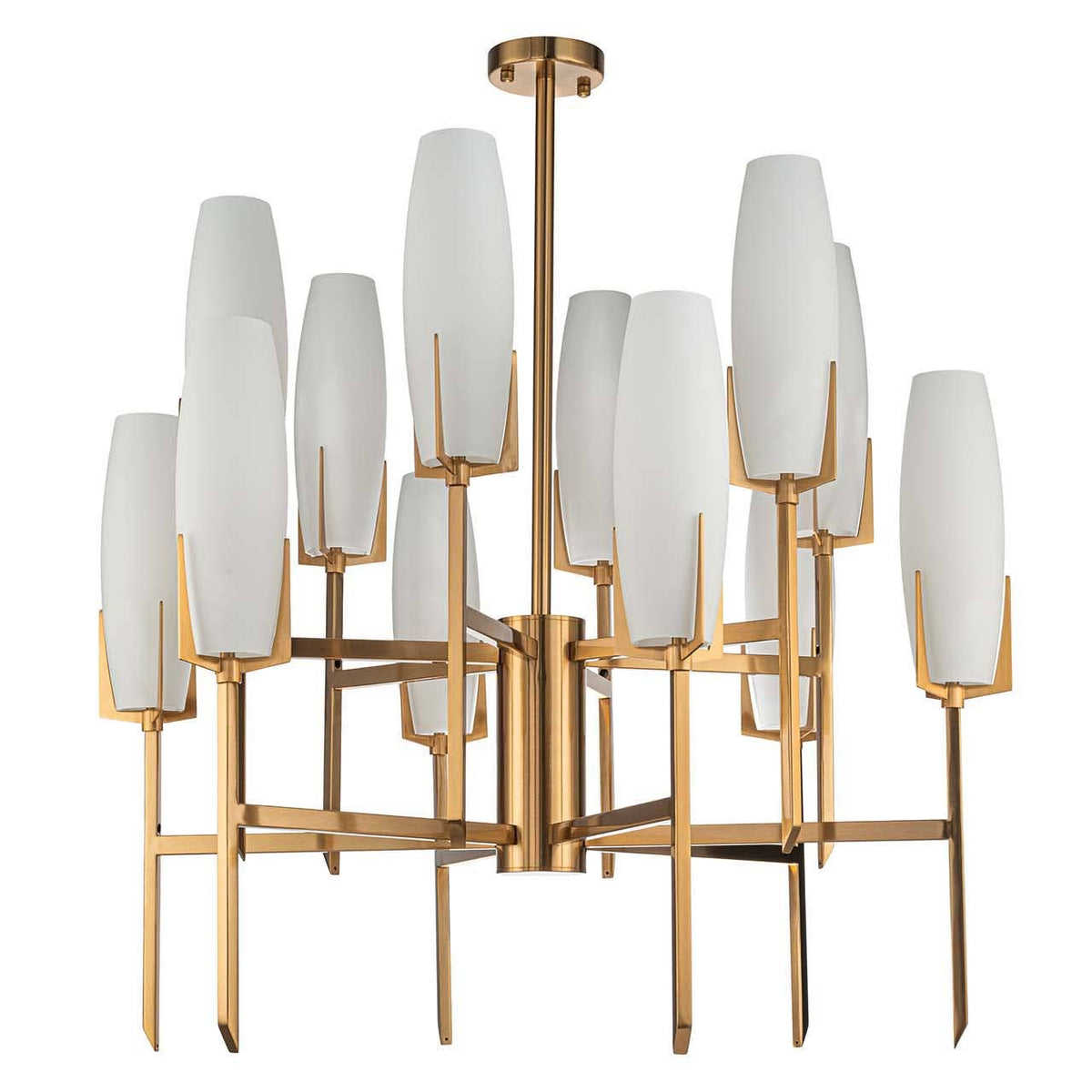 Suspension Luminaire Métal & Cristal – 92×92×99 cm Design Grand Format