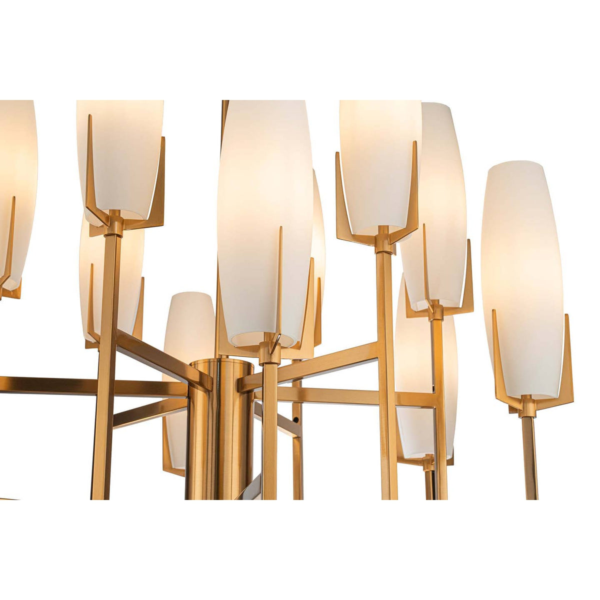 Suspension Luminaire Métal & Cristal – 92×92×99 cm Design Grand Format