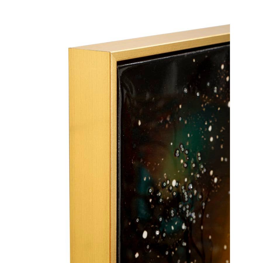 Tableau Paon sur Toile – Bois d'Épicéa 70x100 cm | Art Mural Moderne