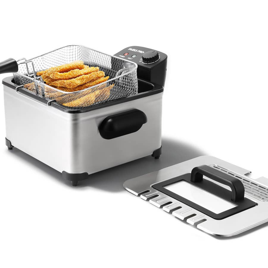 Friteuse SP-DRY5L 5L – Acier Inoxydable avec 3 Paniers