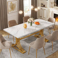 Table à manger rectangulaire moderne 63" – Design contemporain